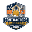 Logotipo de Contractors Classroom, Suite de Exámenes para Contratistas de California