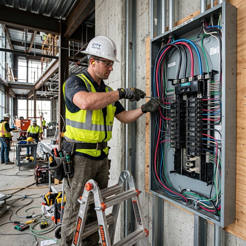 C10 Electrical Contractor professional workplace